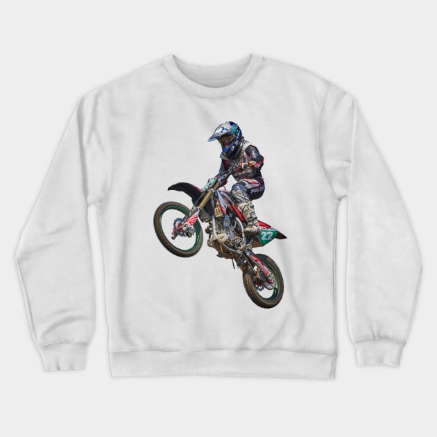 Motocross Crewneck Sweatshirt by richard49